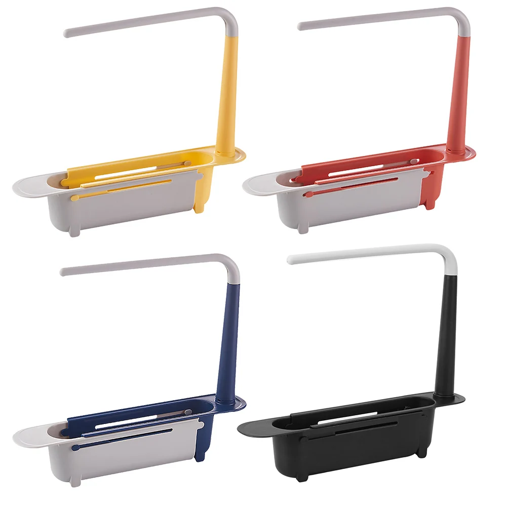 

Practical Sink Shelf Kitchen Sinks Organizer Soap Sponge Holder Sink Drain Rack Storage Basket Household Tools