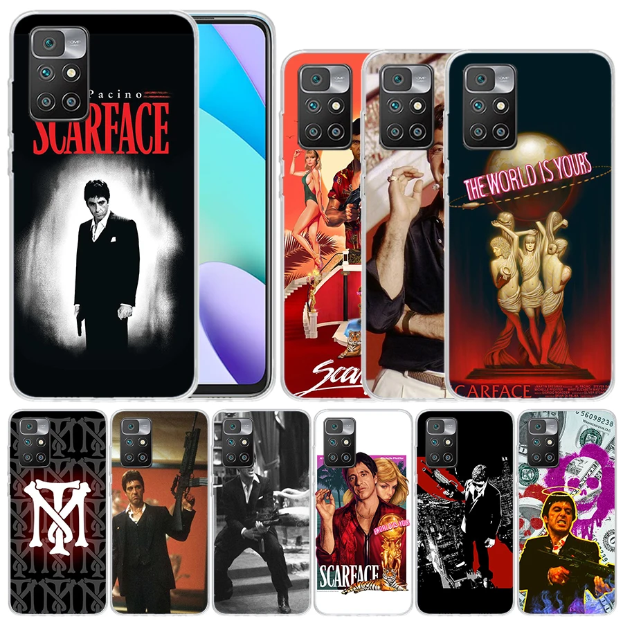 

Scarface 1983 Film Al Pacino Movie Soft Cover for Redmi 10 10A 10C 9 9A 9C 9T Print Phone Case 8 8A 7 7A K20 6 Pro 6A S2 K40 Pat