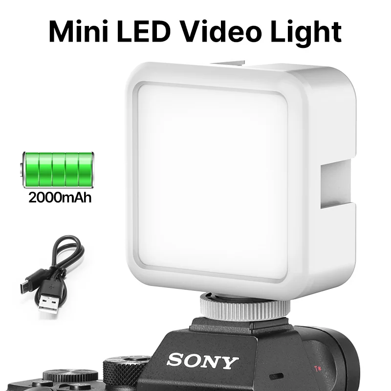 LED-подсветка Ulanzi VL49 2000 мА ч, 95 + 5500K, LED-подсветка, для видеокамеры DSLR