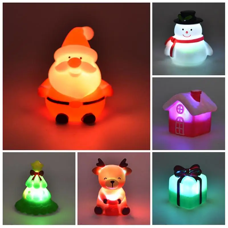 

Christmas Baby Bath Toys 6PCS Christmas Theme Colorful Lighted Bath Toys Easter Birthday Led Bath Toys for Boys & Girls Aged 3+