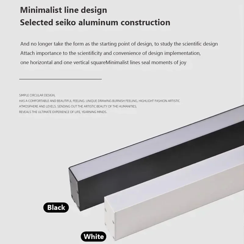 Современная лампа с длинной линией для гостиной спальни коридора прихожей