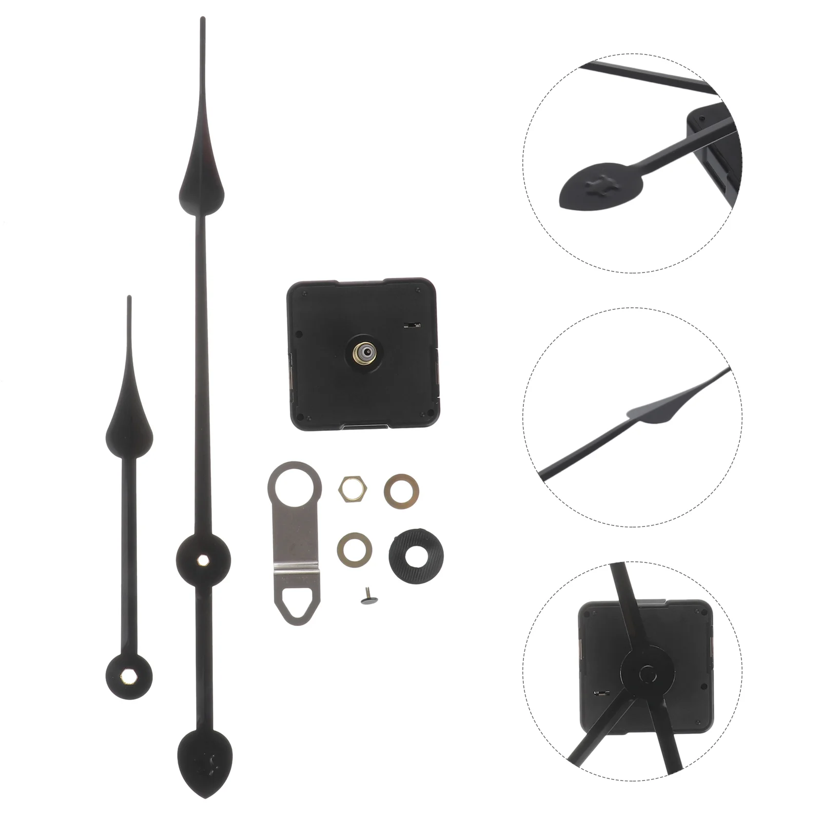 

Clock Movement Mechanism Diy Kit Wall Replacement Set Sweep Hands Silent Accessoriesshaft Repair Motor