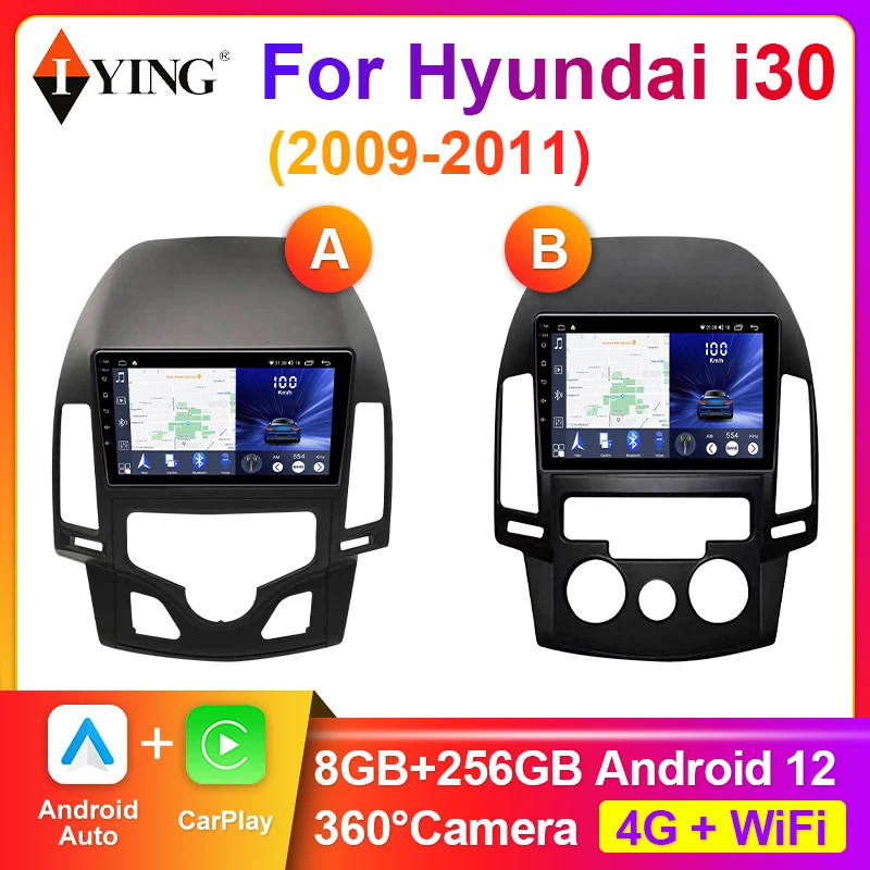 

Android 12 Car Radio For Hyundai i30 2009 2010 2011 360 Car Camera Panoramic Surround View Multimedia Player Accsesories A Frame