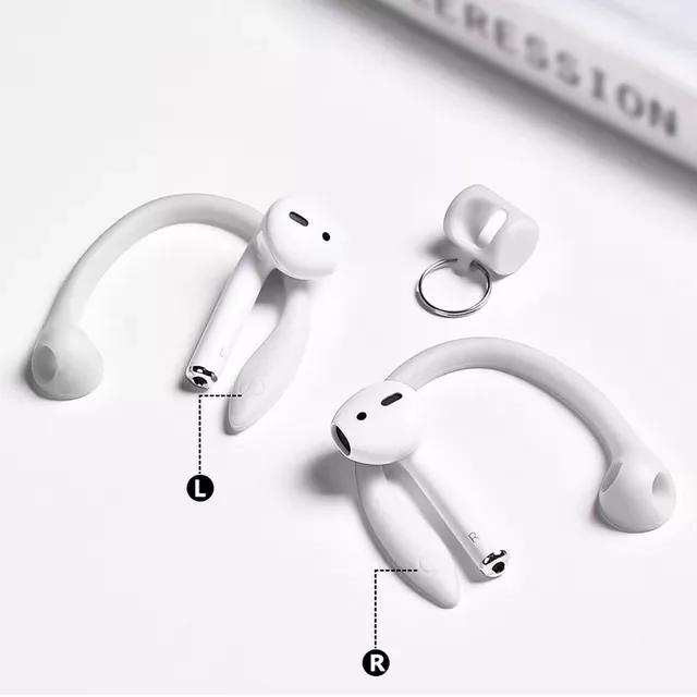 

Silicone Earphone Ear Hooks For AirPods Accessories Case Wireless Earphone Protector Earhooks Sports Anti-lost Ear Hook