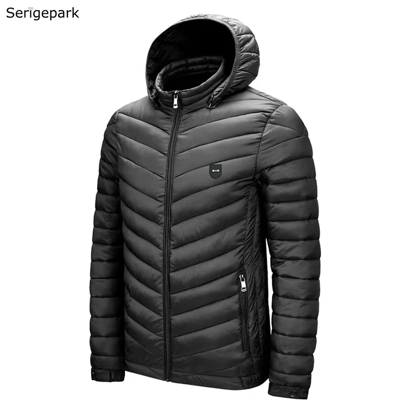 Jacket Men's Winter Hoodie Warm Luxury Bowknot 2022 New Serige Park bow Luxury Men's Cotton Shirt Outdoor Wear Top
