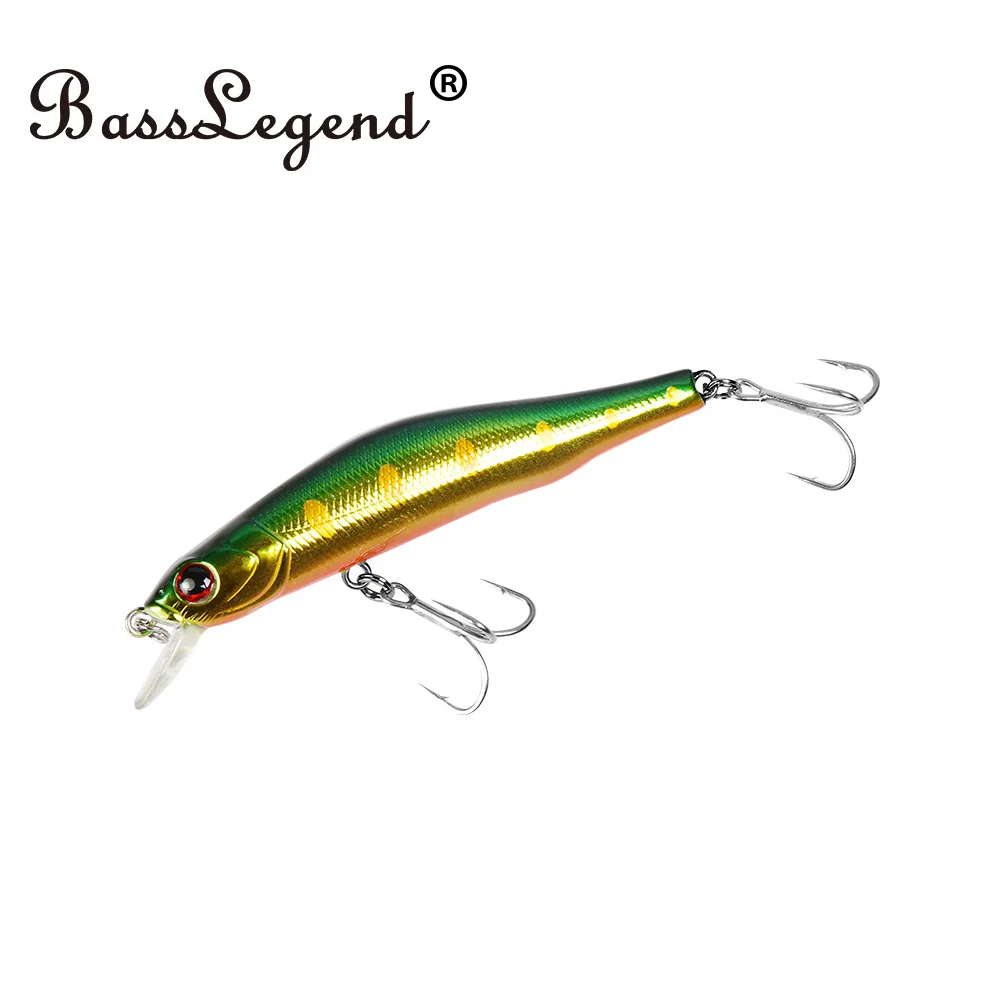 BassLegend Fishing Suspending Orbit Minnow Jerkbait Magnetic System Long Cast Bass Pike Trout Lure 80SP 80mm/8.5g