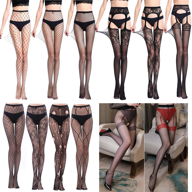 

1/2Pairs Sexy Stocking Women Lady Fashion Lace Top Tights Thigh High Stockings Fishnet Nightclubs Pantyhose Over Knee Socks