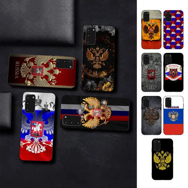 

Russia Russian Flags Emblem Phone Case for Samsung S10 21 20 9 8 plus lite S20 UlTRA 7edge