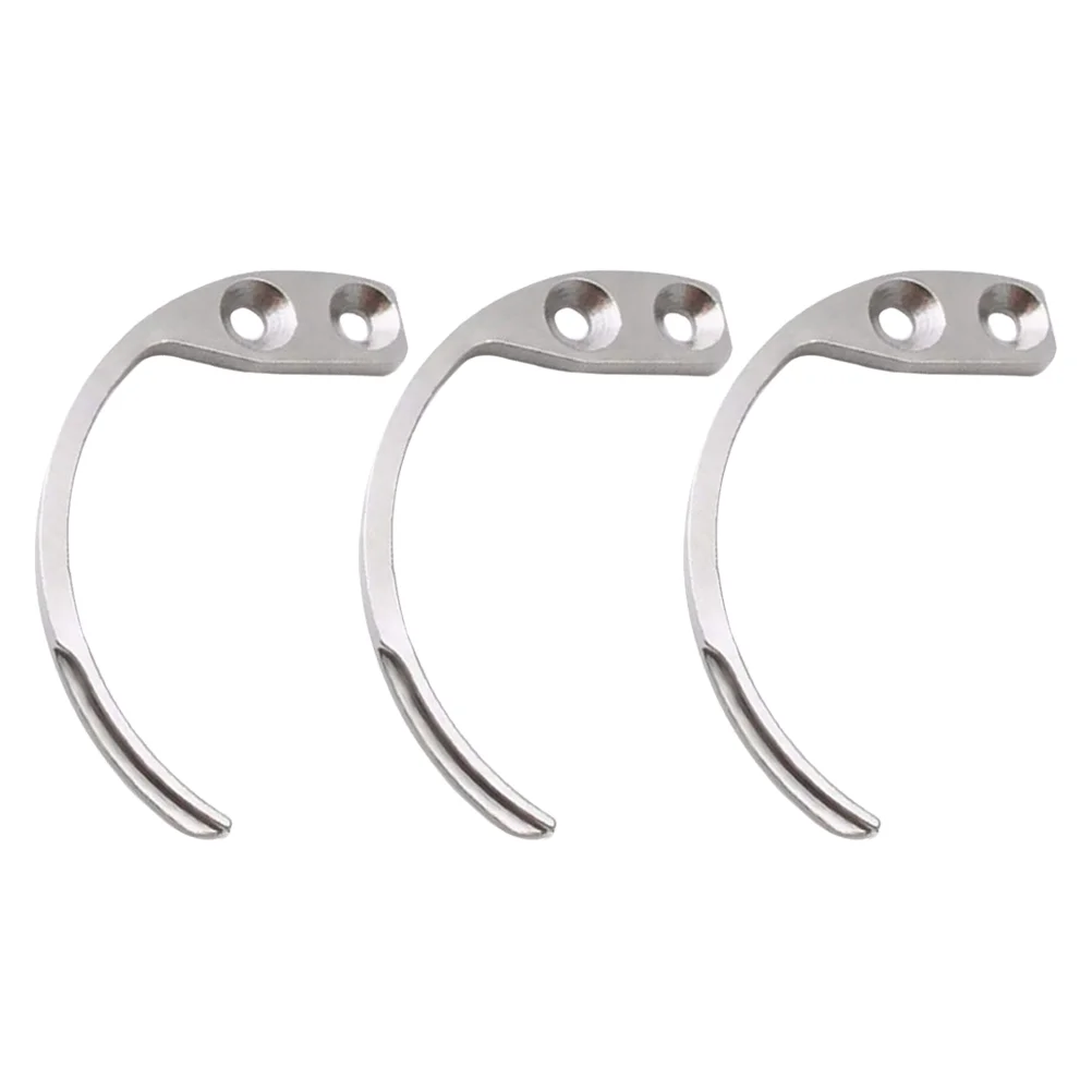 

3 Pcs Durable Slipper Hard Tag Remover Stainless Steel Hook Key Detacher
