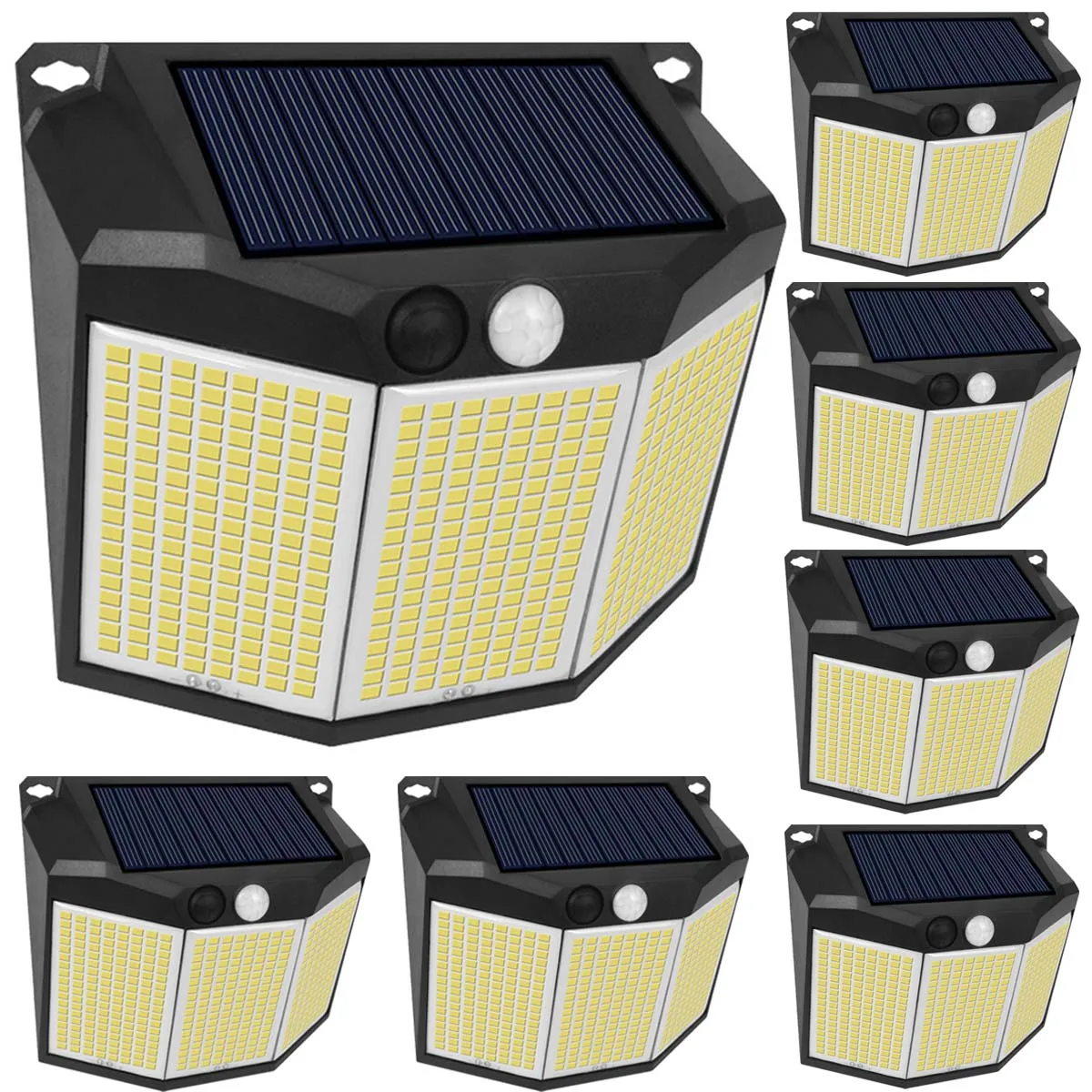 Уличная лампа на солнечной батарее, 432 светодиодов, лм