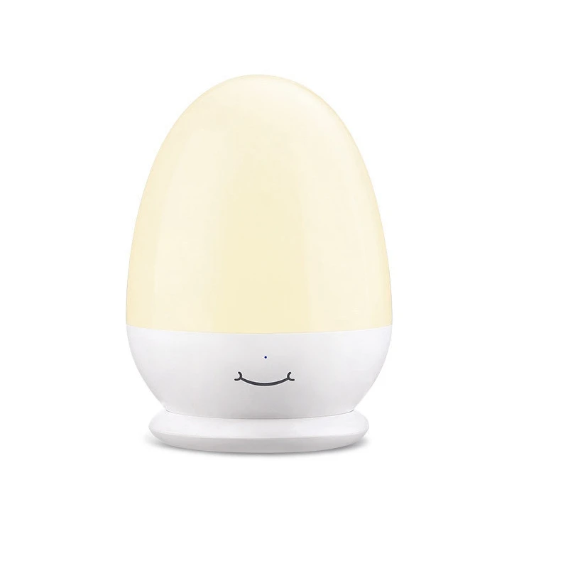Promotion! Night Lights For Kids With Stable Charging Pad Press Control Timer Setting ABS+PC Baby Egg Lamp Breastfeeding |