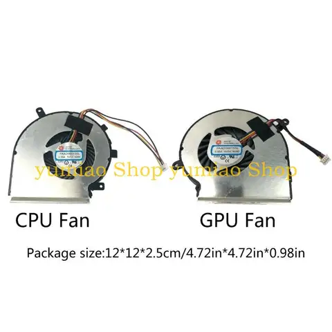 587B Высокоскоростной процессор CPU Cooler Cooling для вентилятора для MSI GE62VR GL62M GP62MVR GL62VR