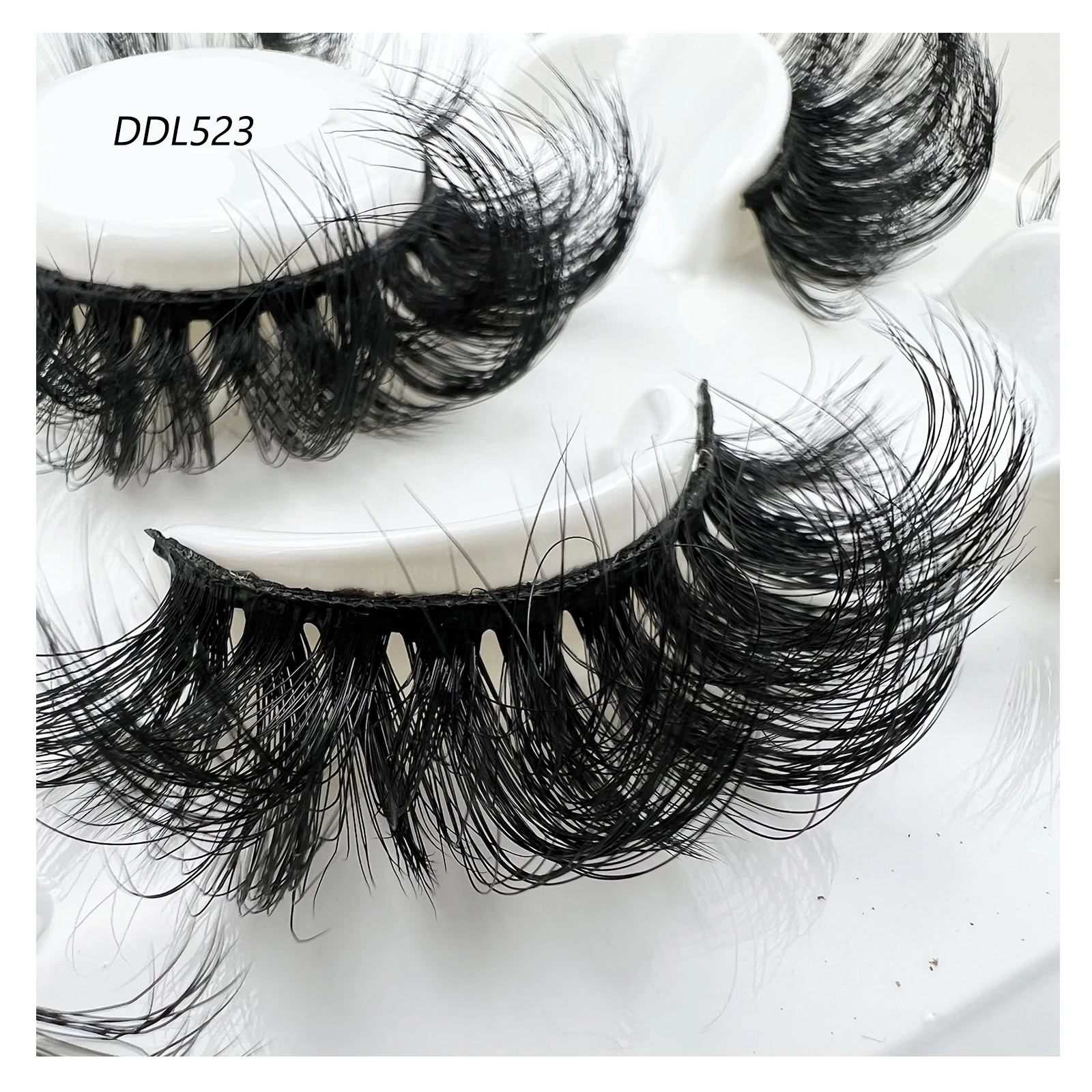 

False Eyelashes Russian Curl Fluffy Soft Light Faux Mink Strip Lashes 23mm Beauty Wispy Thick DD Curl Cilios Makeup Products