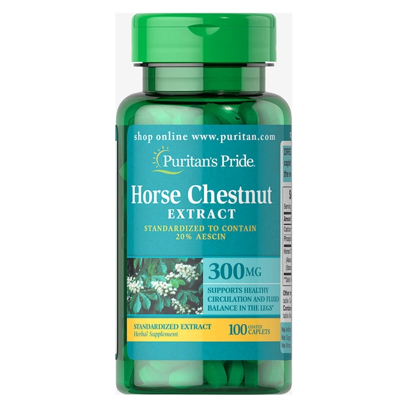 

Horse Chestnut extract Horse Chestnut Seed Extract 300 mg *100 tablets Free shipping