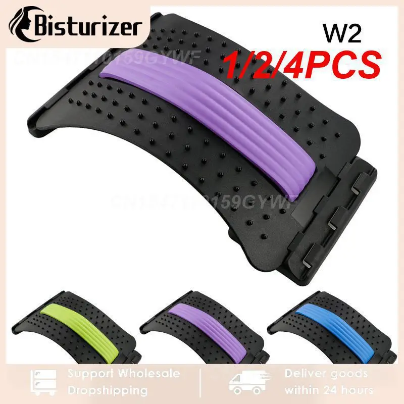 

1/2/4PCS Magnetotherapy Back Stretcher Adjustable Back Cracker Massage Waist Neck Fitness Lumbar Cervical Spine Support Pain