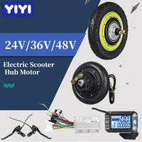 electric scooter hub motor wheel 8in 12 in electric scooter conversion kits 24v 36v 48v 350w 500w brushless motor wheel kits