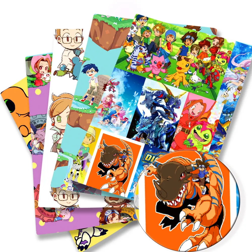 Digimon ткань мультфильм Сделай Сам 140x50 см полиэстер хлопок Фабричный пошив пэчворк печатная ткань аниме ткань Digimon ткань мультфильм Сделай Сам 140x50 см полиэстер хлопок Фабричный пошив пэчворк печатная ткань аниме ткань