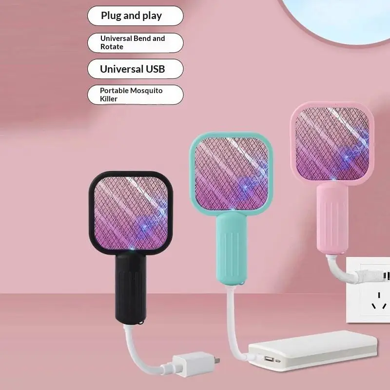 Фото Новая летняя USB-ловушка для комаров с УФ-лампой, портативная лампа-уничтожитель комаров для пикников, кемпинга и отелей №4