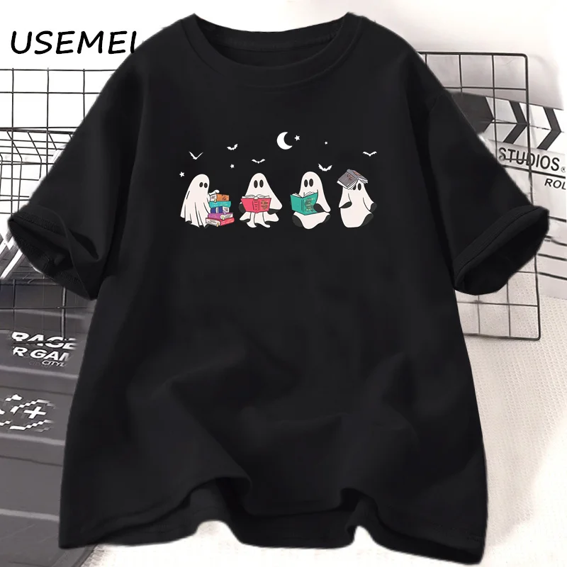 Футболка Acotar Ghost Halloween с книжным призраком Трон стекла Book SJM Футболки для чтения