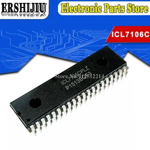 2PCS/LOT ICL7106CPLZ DIP40 ICL7106 ICL7107CPLZ DIP ICL7107 DIP-40 New And Original IC Chipset