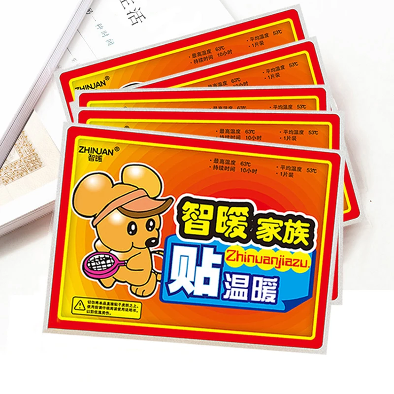 

20 PCS/lot Hand Body Warmers Stick on Clothes Adhesive Body Warmer Sticker Long Lasting Safe Natural Self-heating Patch
