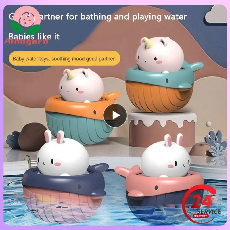 

Toys Water Spray Cute Little Rabbit Bath Toys Water Toys Baby Bathing Toy Little Whale