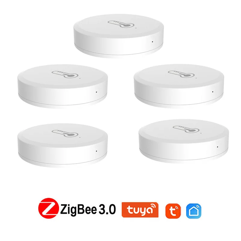 Смарт-датчик влажности и температуры Tuya ZigBee 3