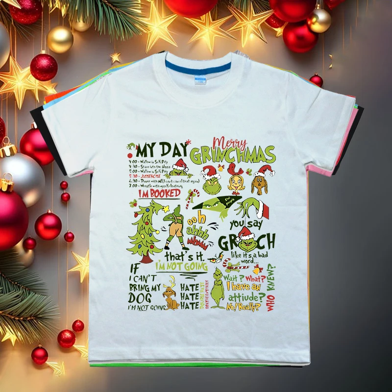 Детская хлопковая футболка с коротким рукавом