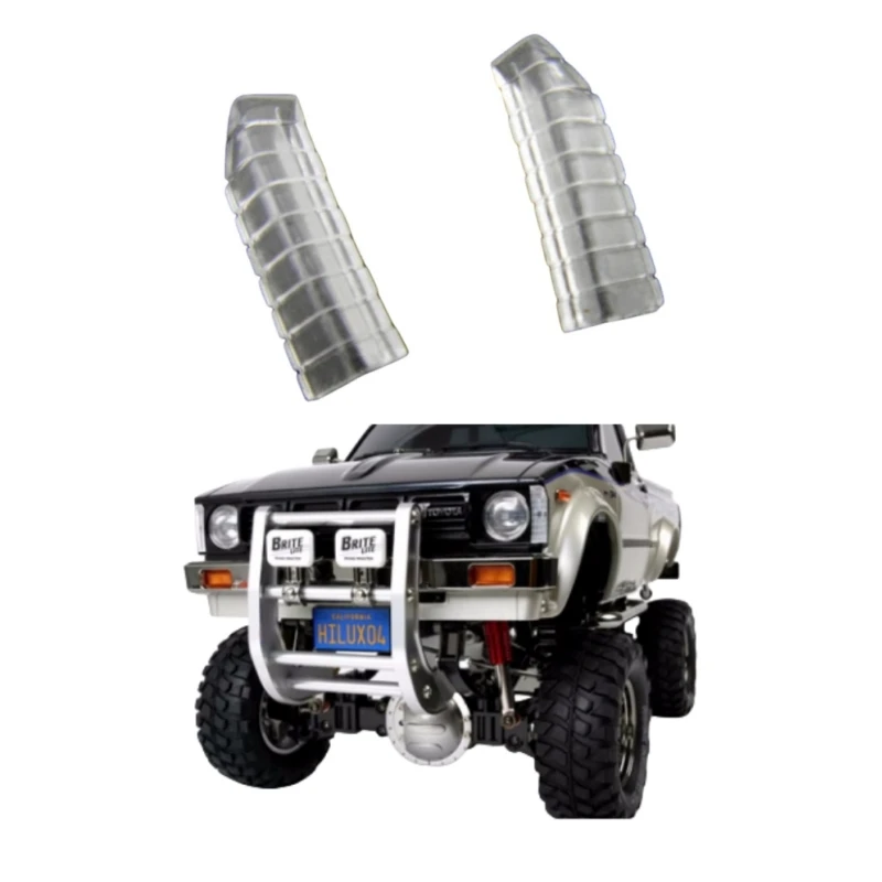 Оригинальный Пластиковый передний поворотник для пульта дистанционного управления автомобиля масштаб 1/10 Tamiya Hilux Bruiser RC4WD Trail Finder 2 Rc запчасти