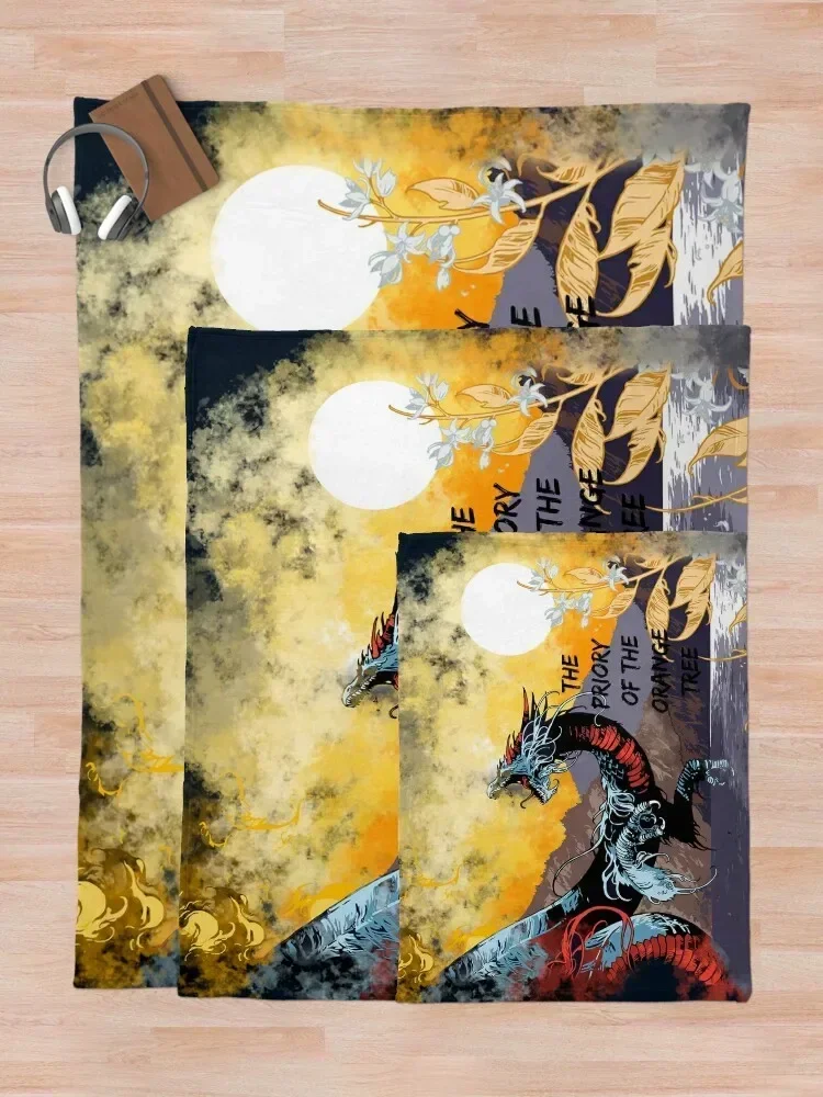 Прия оранжевого дерева слово Плед Одеяло