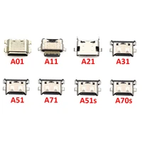 50 pcs usb charger charging port connector for samsung a20 a30 a40 a50 a60 a70 a01 a11 a21 a31 a41 a51 a71 a51s a70s smartphone