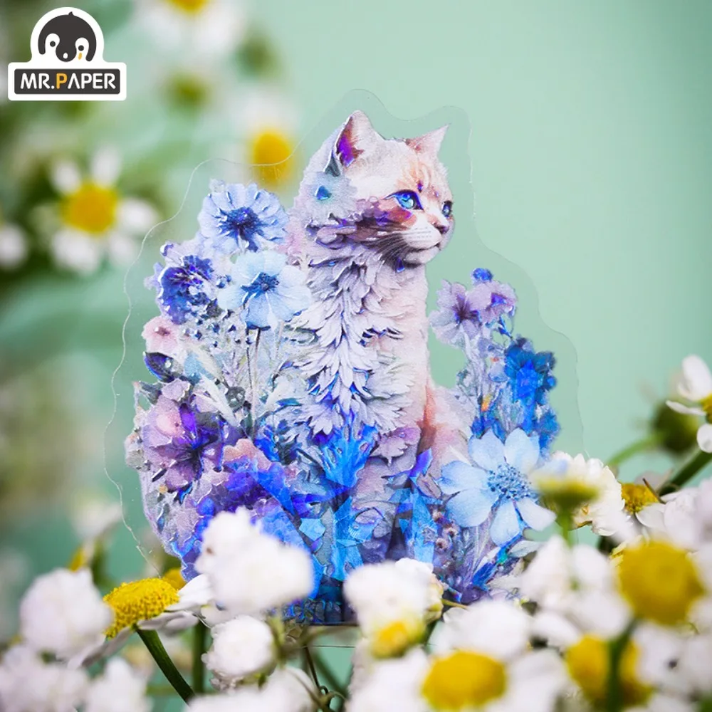 

Mr. Paper светильник, ретро Кот, сад, милый стикер, Pet, водонепроницаемый, Goo Card, ручная учётная запись, Kawaii, наклейки, Канцтовары, 20 шт./упаковка