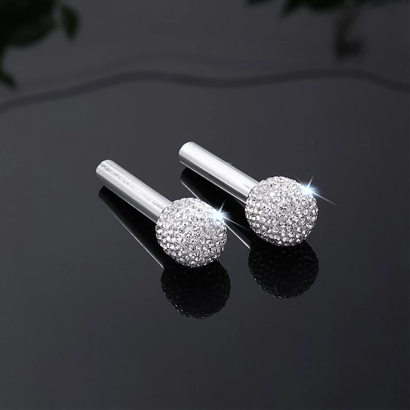 Дверной штифт автомобиля, ручка замка, штифты из алюминиевого сплава, дверная ручка автомобиля, алмазная блестящая защитная дверная защелка, замок, автомобильные аксессуары