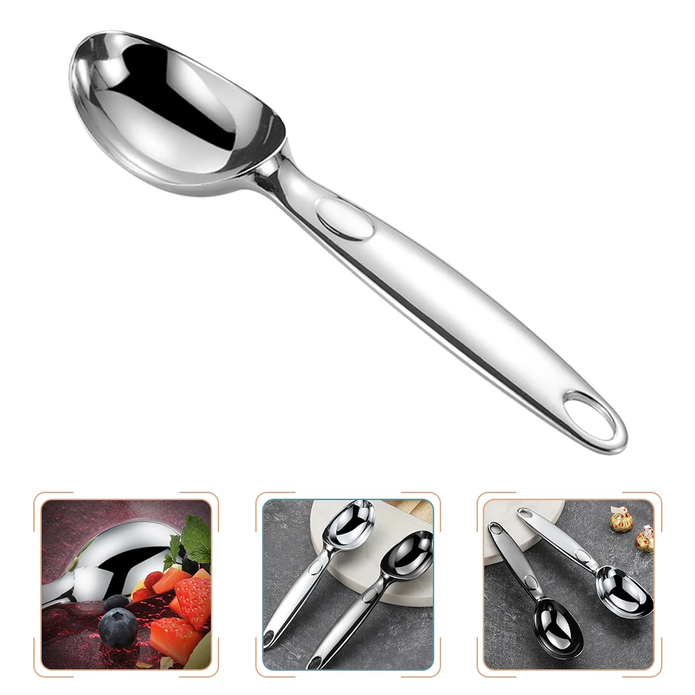 

Scoop Ice Cream Scooper Baller Spoon Fruit Ball Heavy Duty Stainless Metal Steel Dessert Measuring Professional Spade Grade