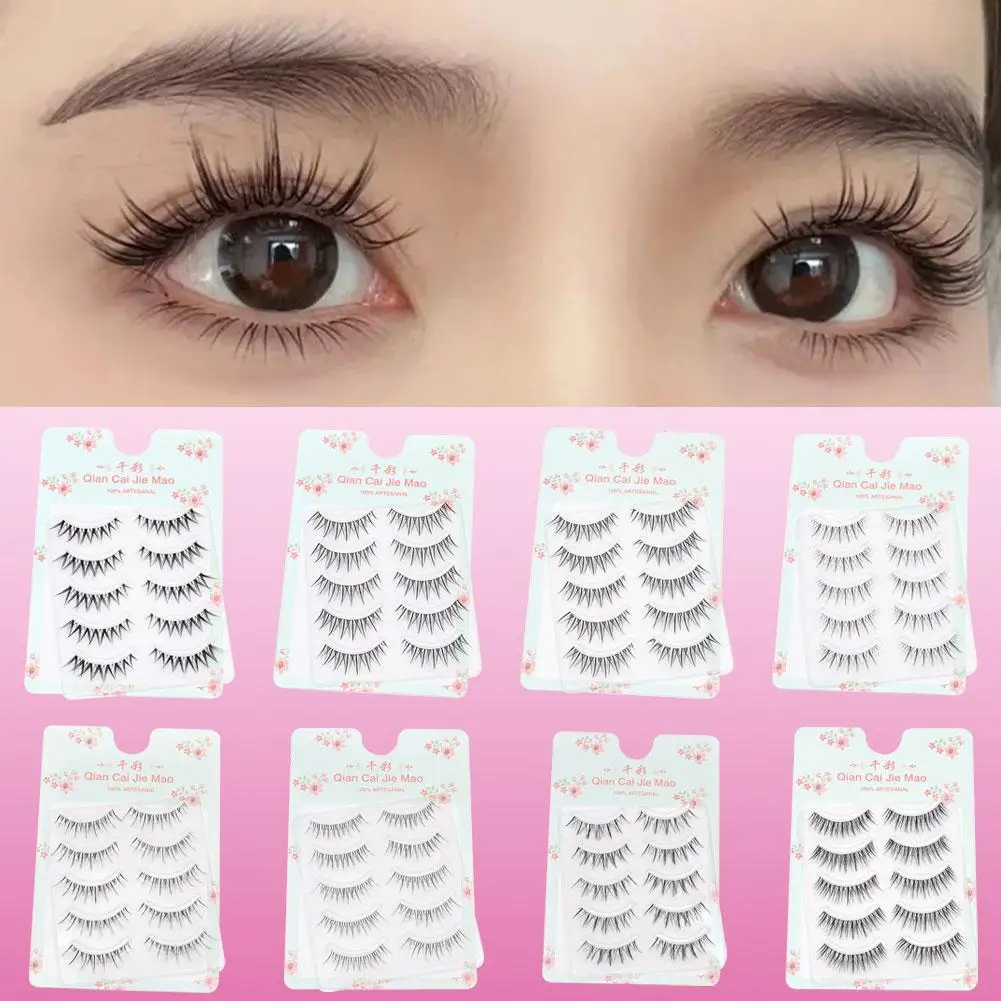 

NEW 3D Mink Lashes Natural short Full Strip Lashes Mink Transparent Style False Short Eyelashes terrier Lashes U3K8