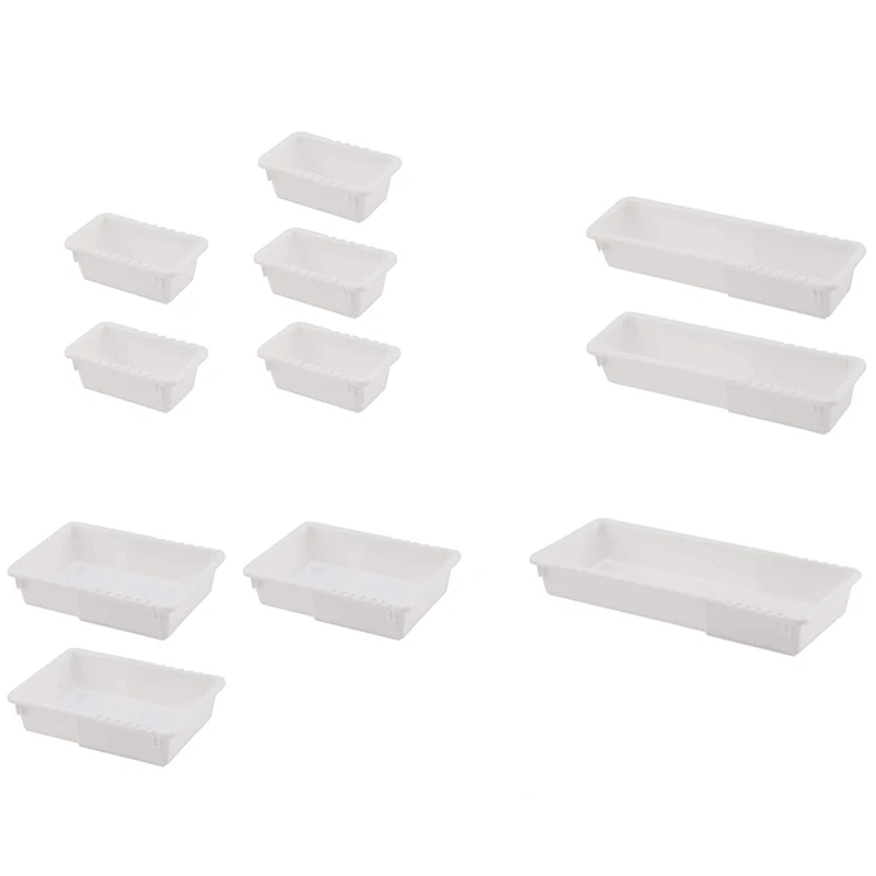 

Hot 11 Pack Expandable Drawer Organizers,Plastics Makeup Drawer Organizer Containers,Organizer Bins,Organizer Tray Stora