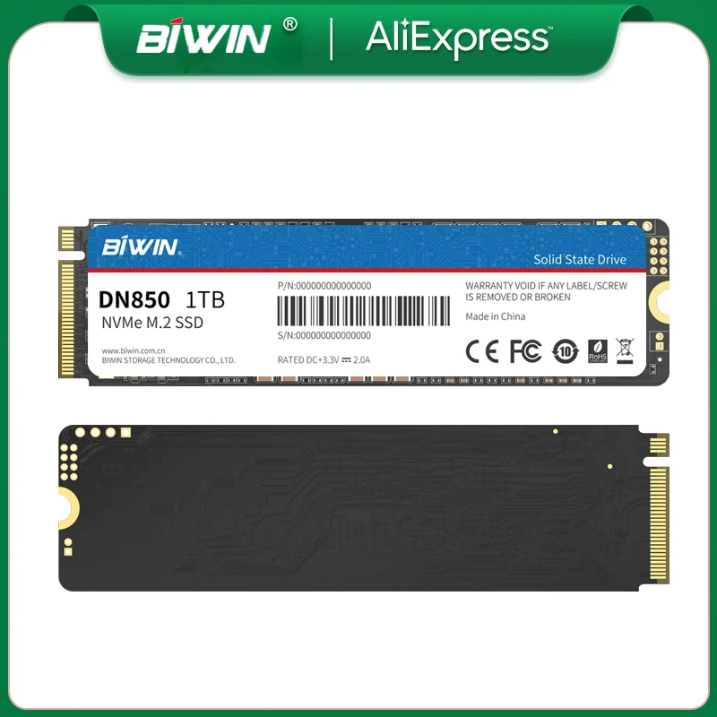 BIWIN SSD M2 NVME SSD 1TB 128GB 256GB 512GB Ssd M.2 2280 PCIe Hard Drive Disk Internal Solid State Drive for Laptop Desktop PC