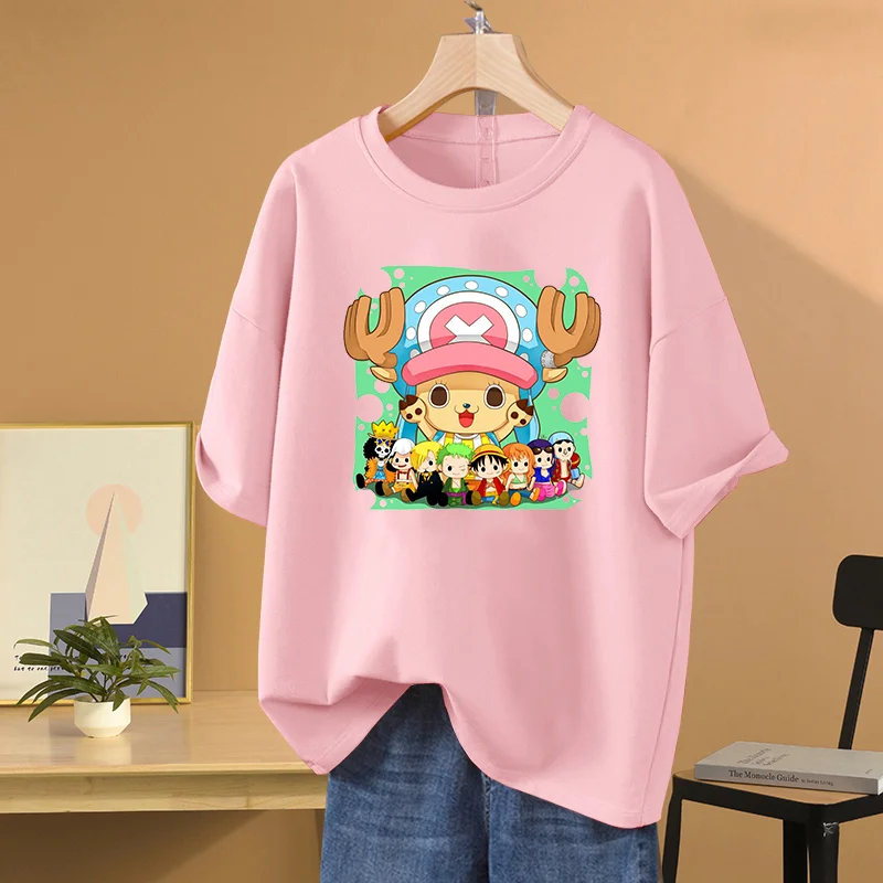 Футболка с Аниме ONE PIECE принтом Тони чоппера повседневная спортивная уличная