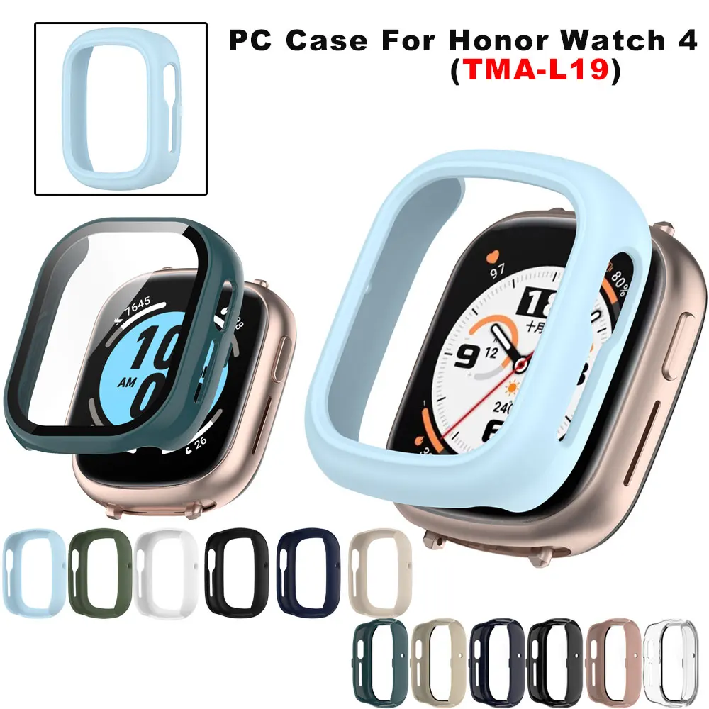 

Жесткий чехол из поликарбоната/ТПУ для защиты экрана Huawei Honor Watch4, чехол с защитой от царапин для Honor Watch 4, умные аксессуары
