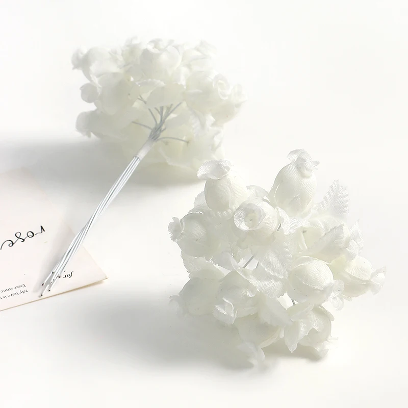 

Искусственные розы из шелка, набор из 12 штук