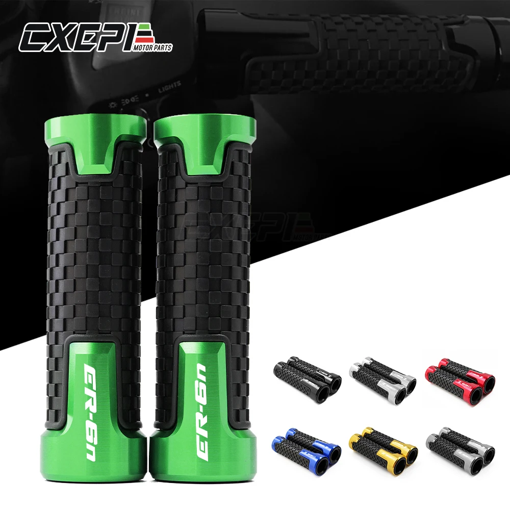 

High Quality Accessories For KAWASAKI Z1000 Z900 Z650 ER6N/F Z250 ZX6R 7/8'' 22MM CNC Motorcycle handle grips racing handlebar