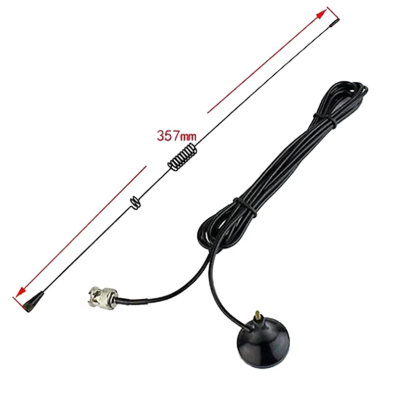 Фото UT-106UV BNC двухдиапазонная антенна U + VHF для ICOM YAESU Kenwood BAOFENG Radio №5