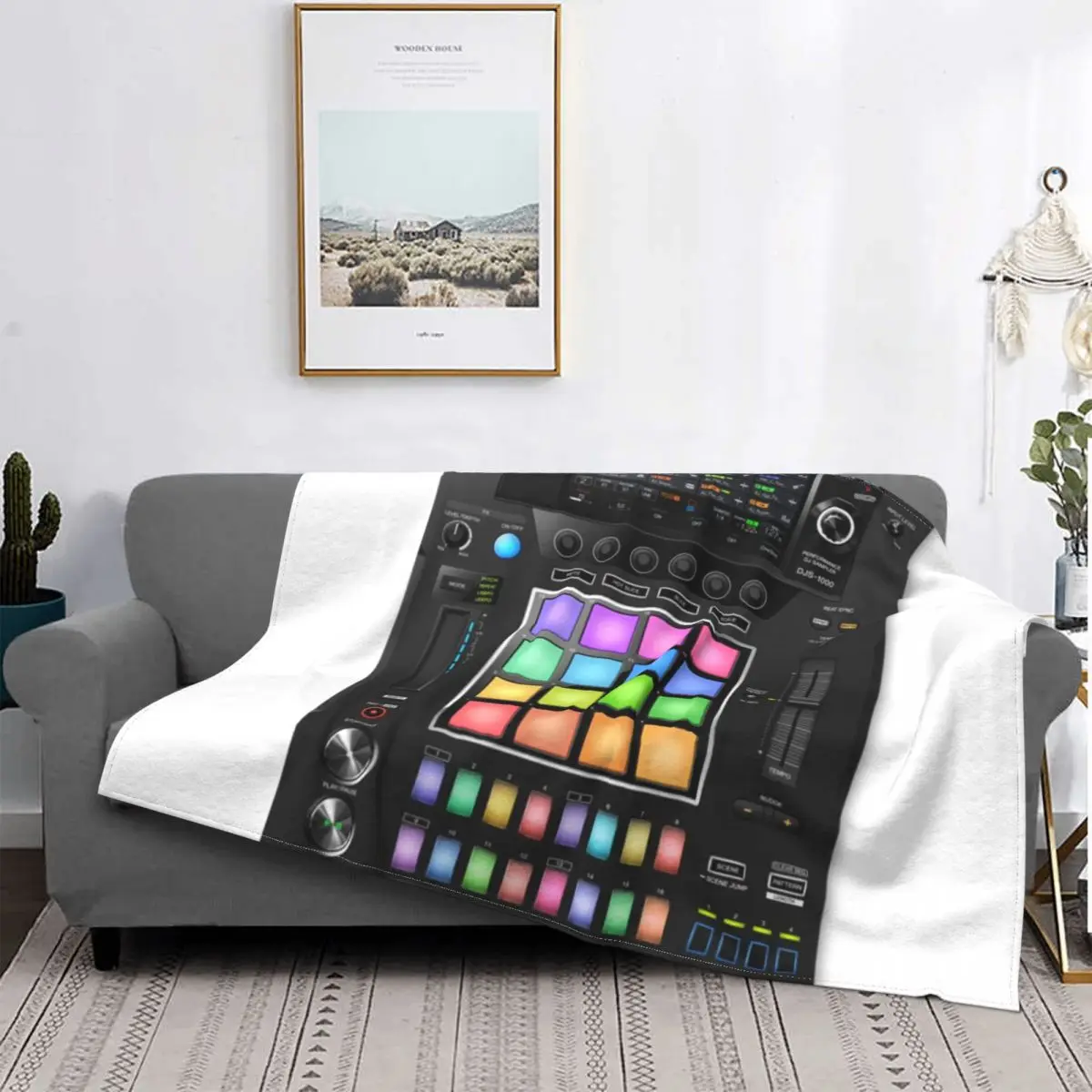 Фото Pioneer Dj одеяло, зимнее модное, не скатывающееся, приятное для кожи декоративное покрывало №1