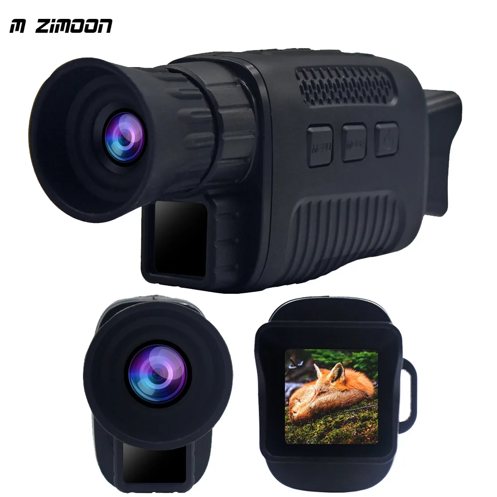

Digital Infrared Night Vision 5X 1080P Optics Photos/Video/Record HD Monoculars Winter For Outdoor Hunting Day/Night Telescope