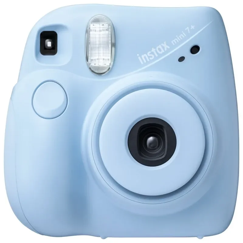 

Fashionable Fun Instax Mini 7+ Light Blue Camera Bundle with 10-Film, Album, Bag & Stickers