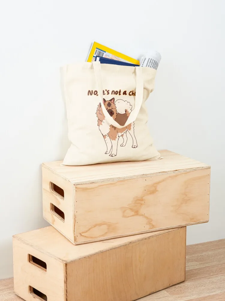 Нет это не забира - красно-палевая средняя большая сумка Холщовые сумки для