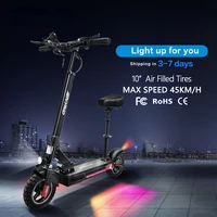 500w folding electric scooter 45kmh 16ah scooter electric adult 65km mileage flash light racing e scooters m4 pro eu uk stock