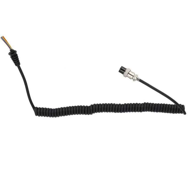 8 Pin Speaker Microphone Flexible Cable Line Replacement For Kenwood ICOM Radio