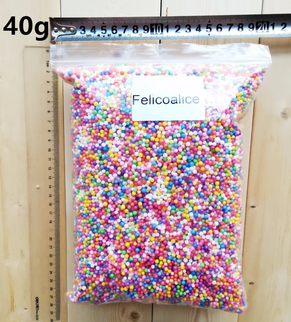 Шарики из пенополистирола 2-400000/4-6 мм 40 г 3 5 шт.