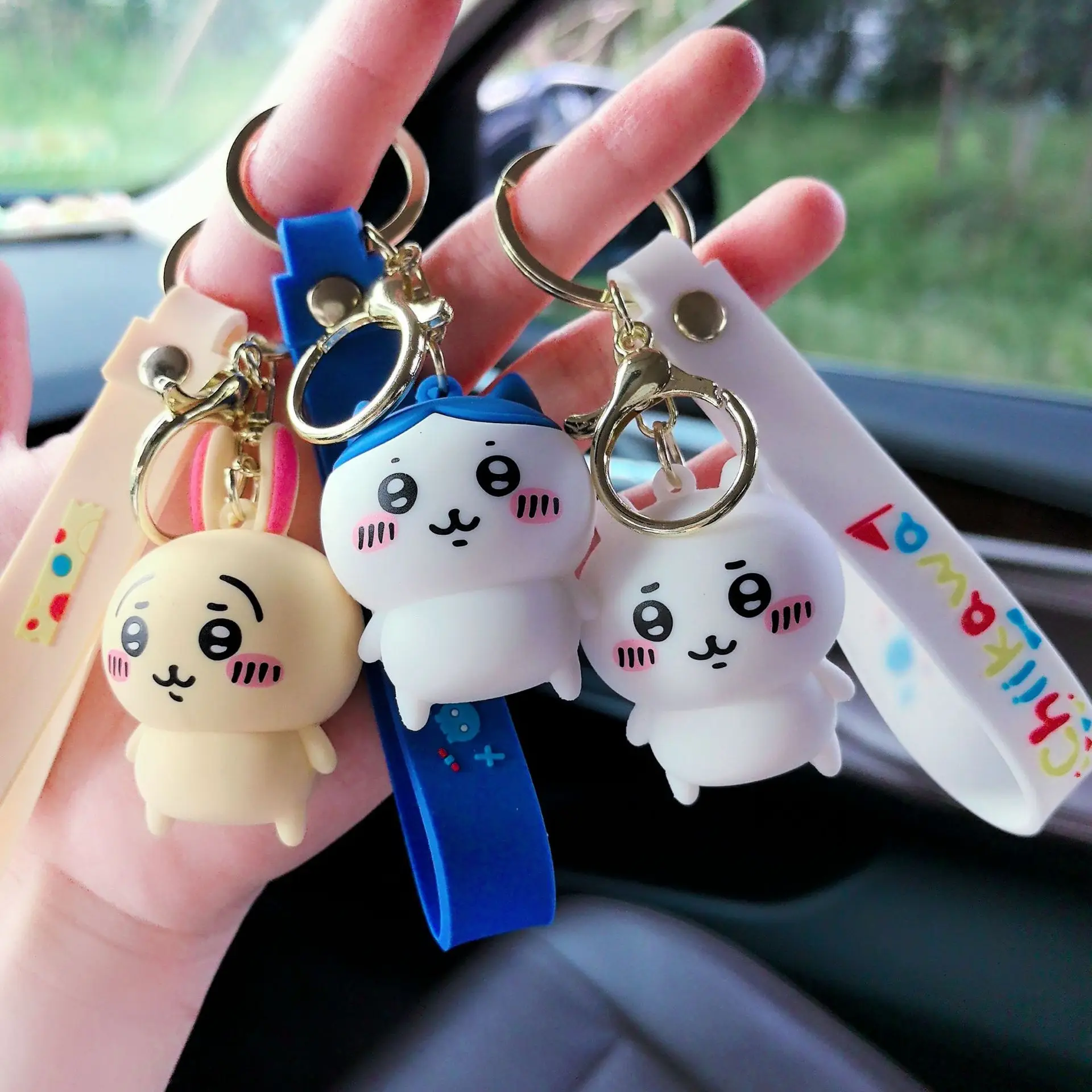 Chiikawa Miniso мультфильм милая кукла брелок для пары сумка автомобильный кулон